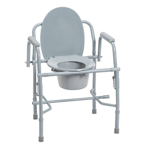 Deluxe Steel Drop Arm Commode Product Image