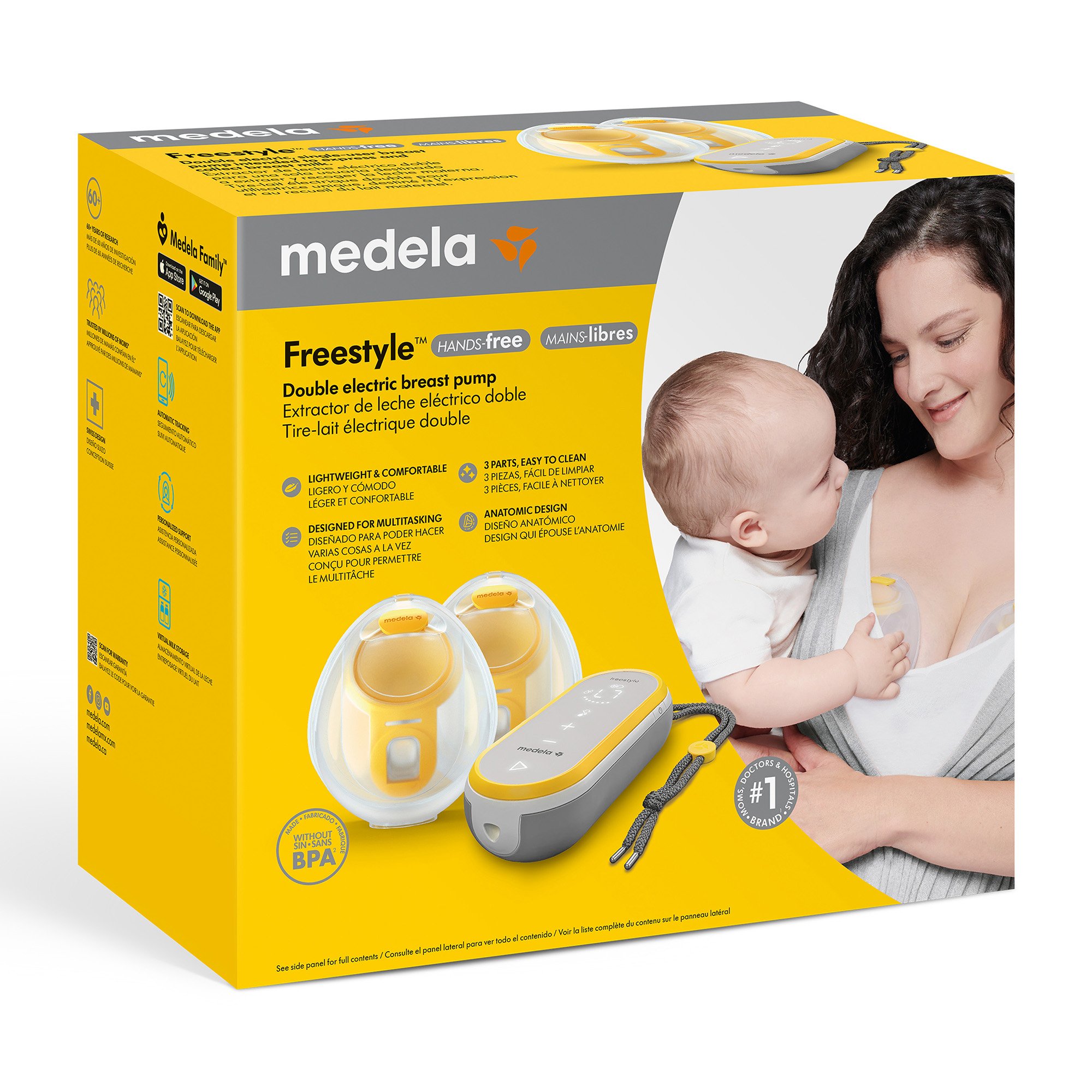 Freestyle Hands Free Breast Pump Package