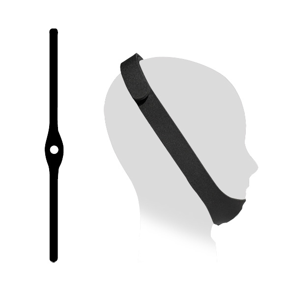 Sunset Universal Neoprene Chin Strap product in use Product Image