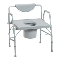 Deluxe Bariatric Drop-Arm Commode thumbnail